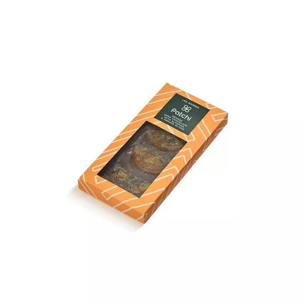 Dark Chocolate Bar With Almond And Orange Slices