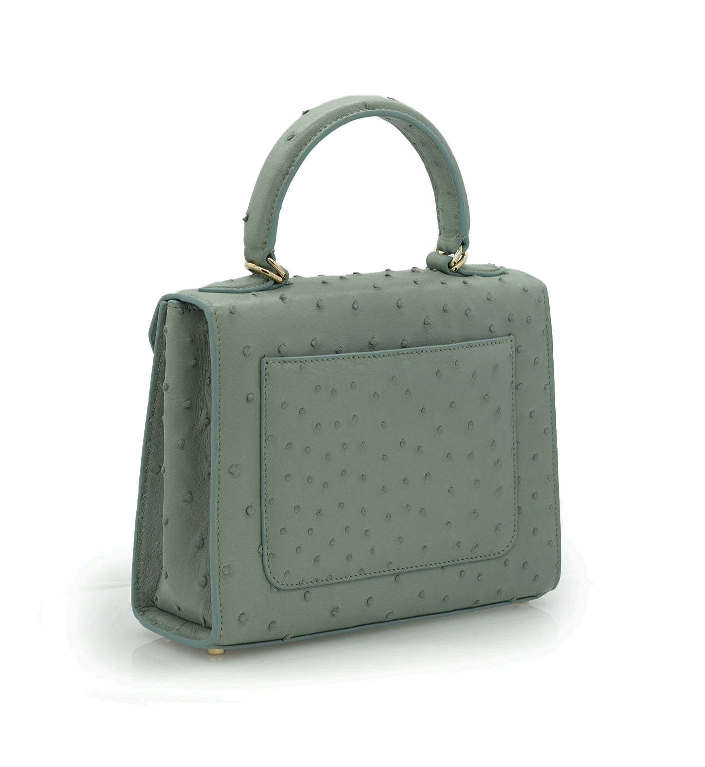 FIRST LADY SALVIA OSTRICH LEATHER HANDBAG – Avenue On 3