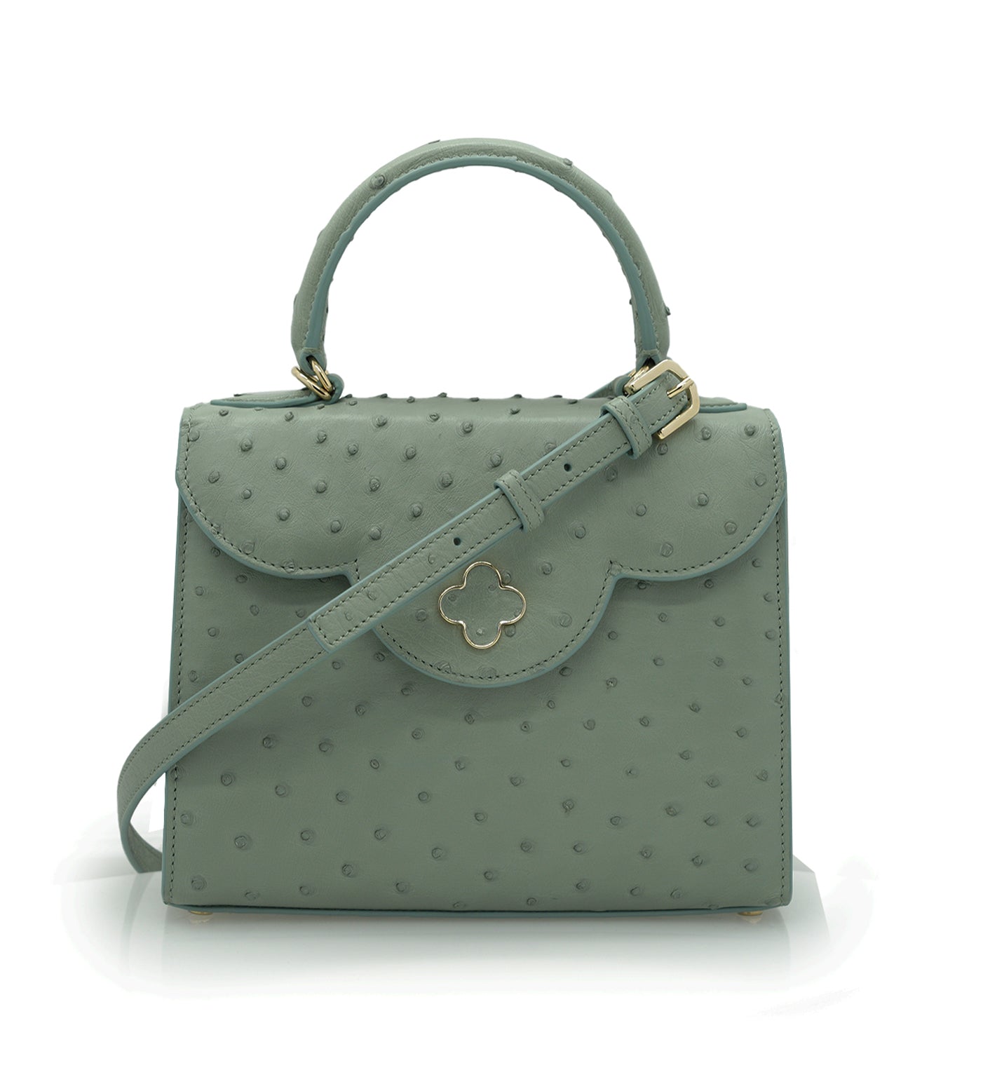 FIRST LADY SALVIA OSTRICH LEATHER HANDBAG – Avenue On 3